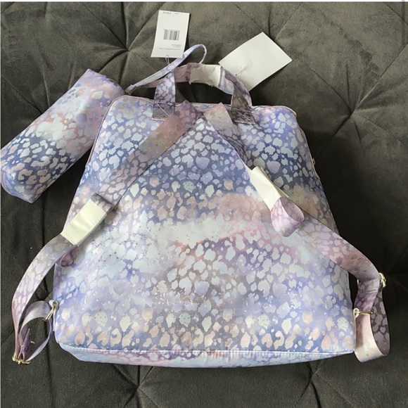 Luv Betsey by Betsey Johnson Backpack with Pencil Case In Moody Cheetah Pattern - Picture 3 of 8